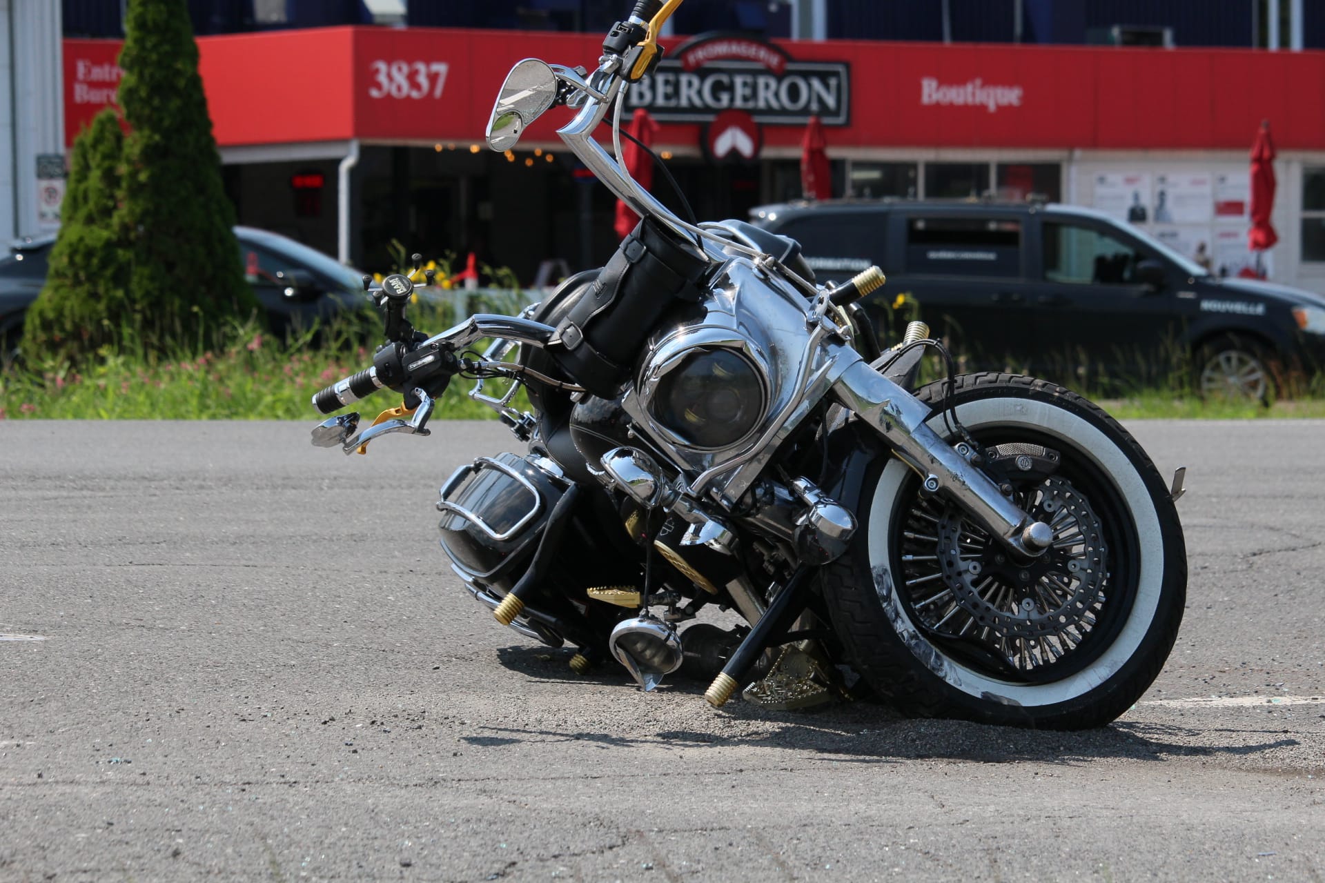 Saint-Antoine-de-Tilly: un motocycliste lutte pour sa vie
