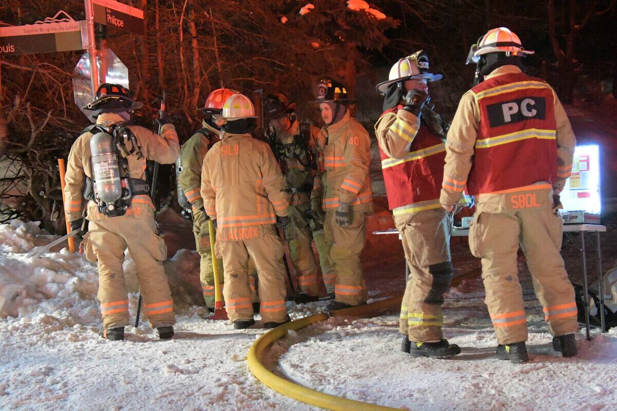 Incendie mortel à SainteBrigittedeLaval TVA Nouvelles