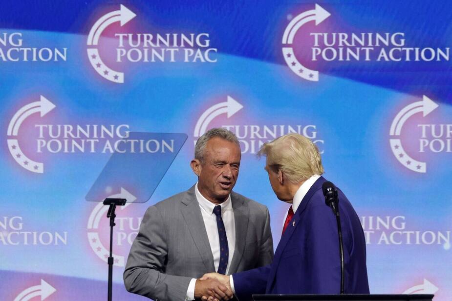 Robert F. Kennedy y Donald Trump
