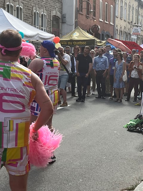 First walk for PQ leader