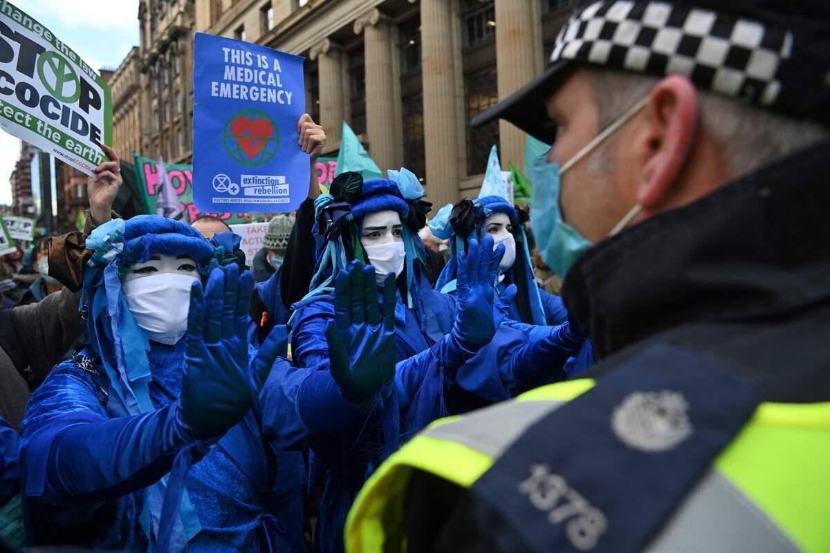 &Agrave; Glasgow, des manifestants accusent la COP26 de &laquo;greenwashing&raquo;