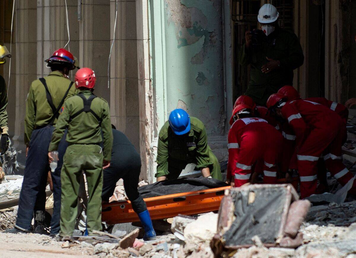 [EN IMAGES] Explosion d'un h&ocirc;tel &agrave; Cuba: le bilan grimpe &agrave; 30 morts