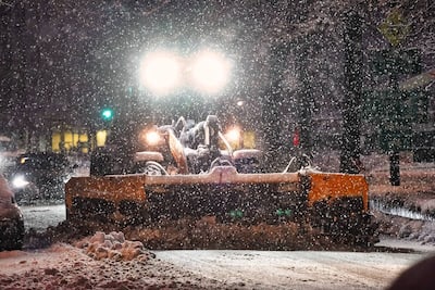 Montrealers had to deal with slush in Montreal this Sunday.