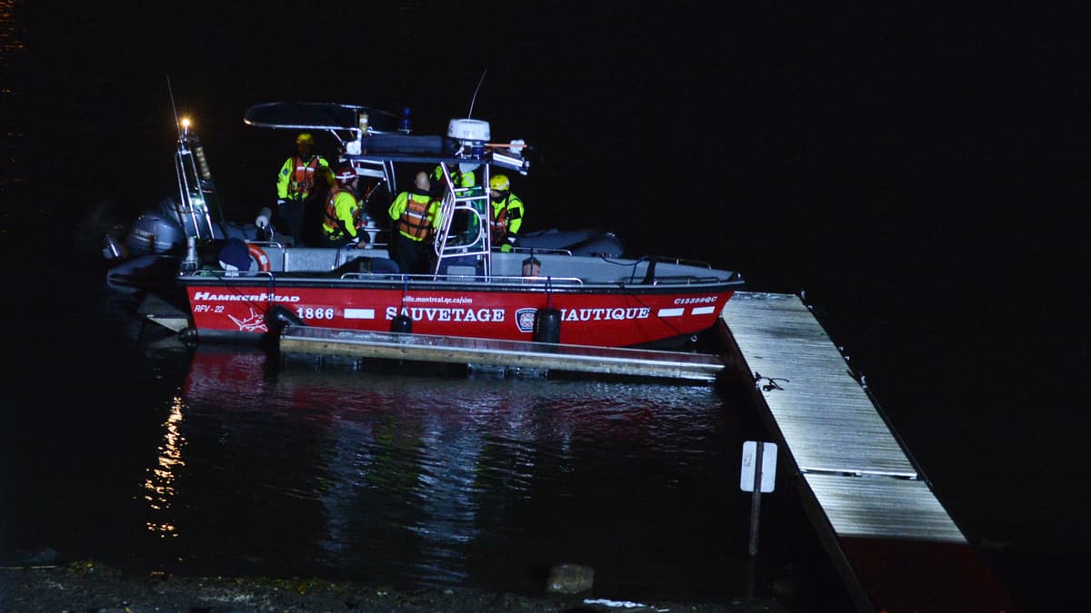 Poursuite des recherches pour retrouver un pompier disparu dans le fleuve Saint-Laurent