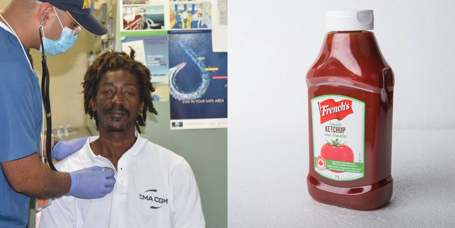 Image principale de l'article Il survit 24 jours avec une bouteille de ketchup