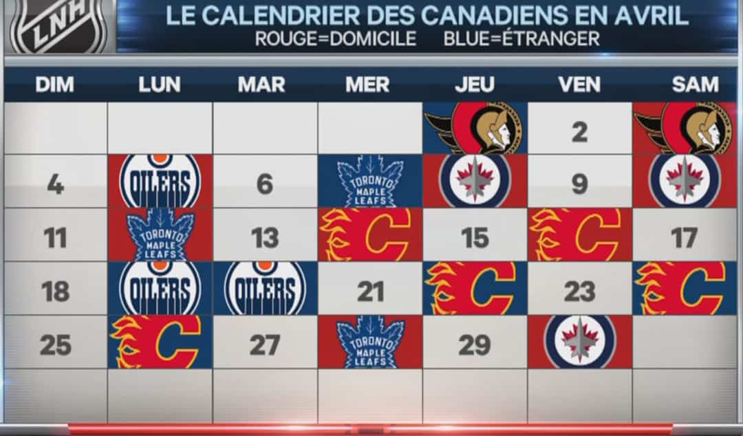 Tva Sport Hockey Canadien Calendrier Tva Sport Hockey Canadien Calendrier