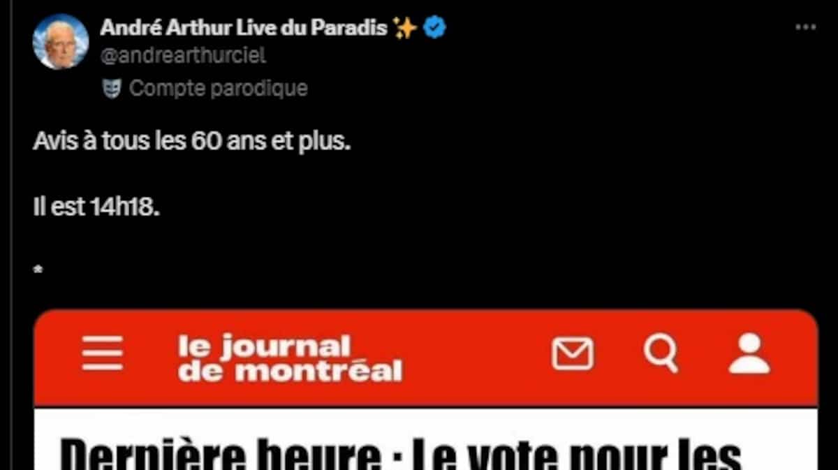 Fausses nouvelles: non, le vote des 60 ans et plus n'est pas remis à demain