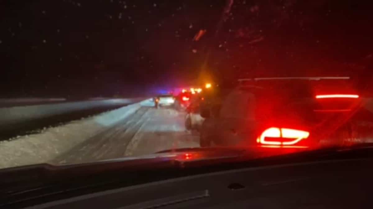 Carambolage sur l’autoroute 40 à Rigaud