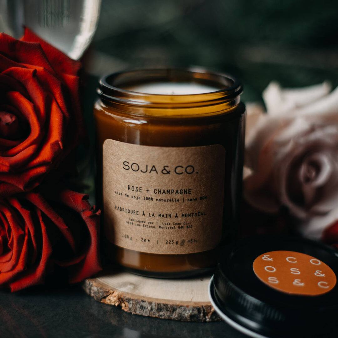 Coffret 6 Bougies Parfumées Bolosa - Cire De Soja - Parfums Rose, Lavande, Océan... - Brûlée 30h - Cadeau