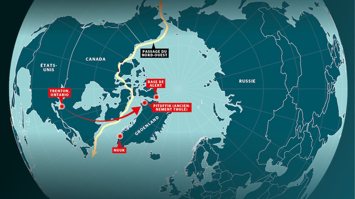 Des avions militaires partiront du Canada et des États-Unis pour le Groenland