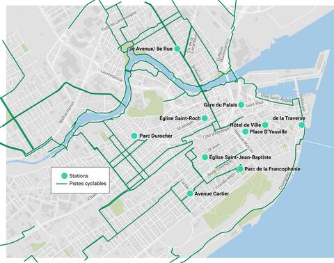The city of Quebec is offering electric assisted bicycles as of Friday