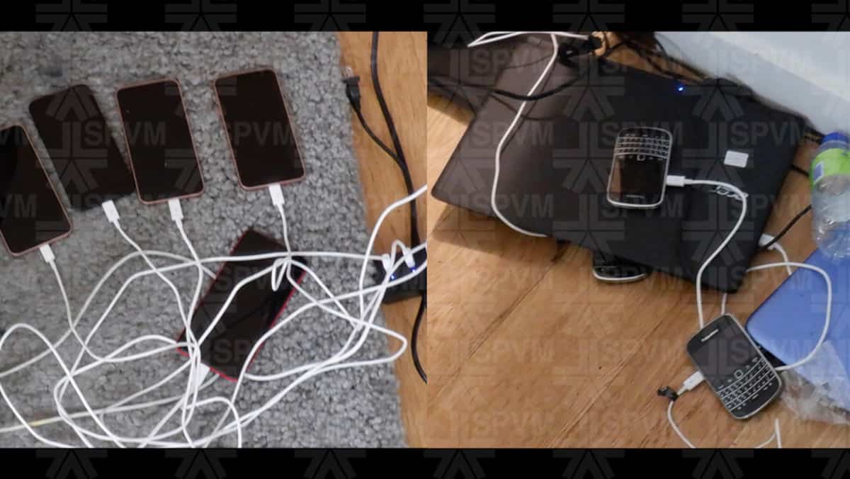 Hameçonnage par message texte: les présumés fraudeurs aux 50 cellulaires