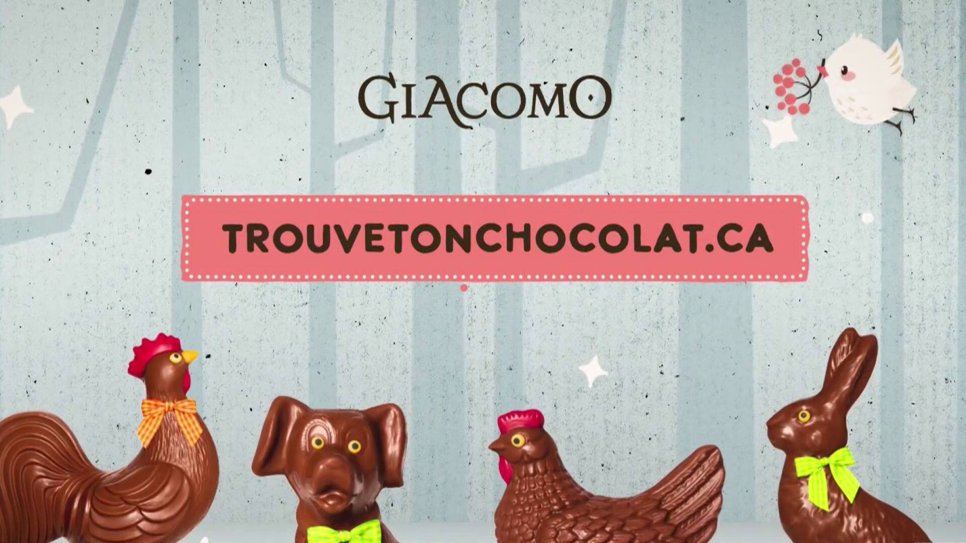 Trouvez vos chocolats de Pâques!