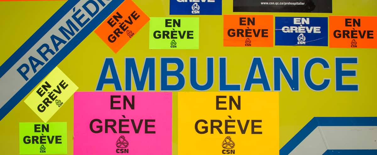 Grève de 36 heures chez Urgences Santé