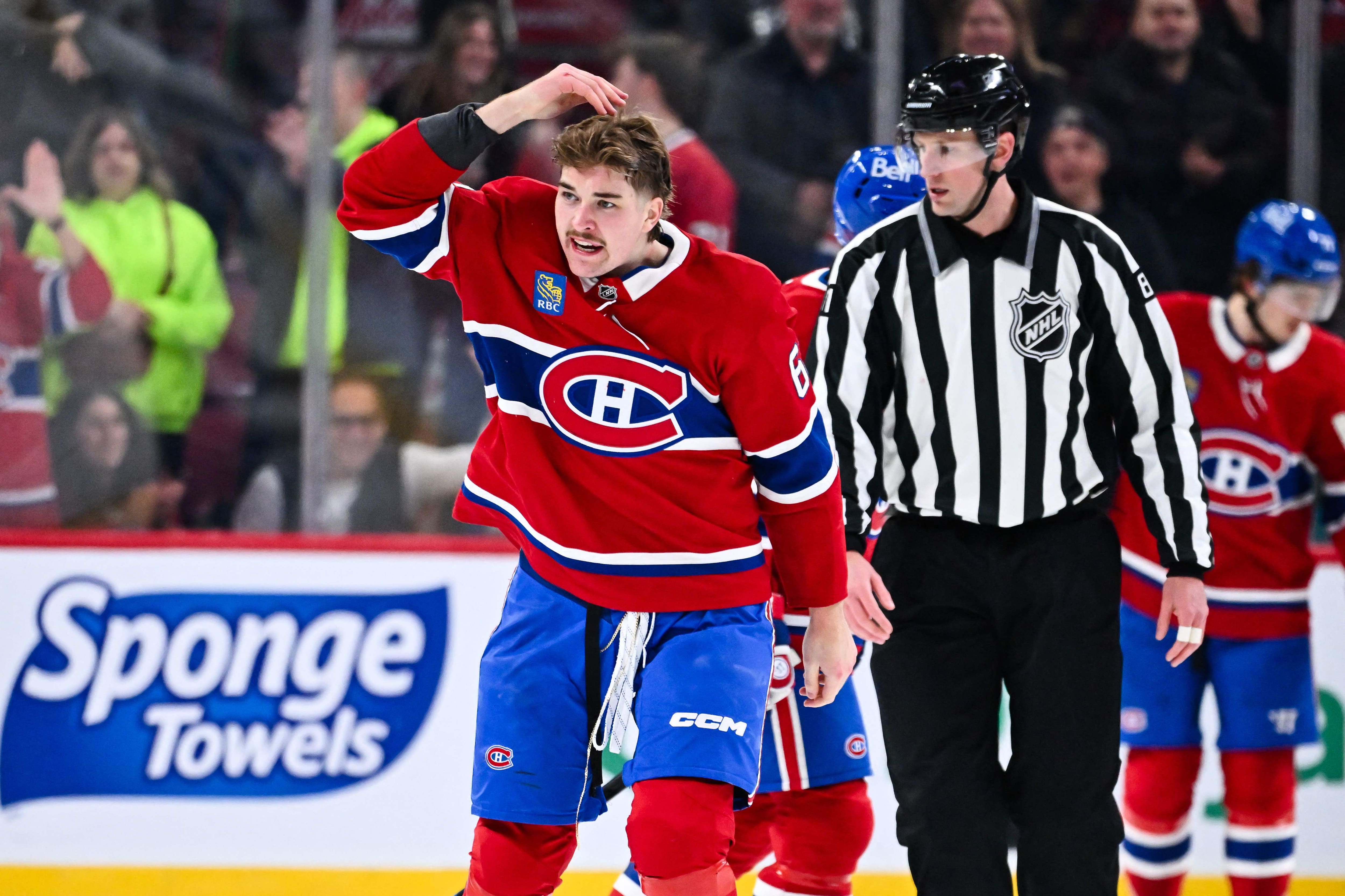 Canadien: Florian Xhekaj est venu challenger Josh Anderson
Canadien: Florian Xhekaj est venu challenger Josh Anderson