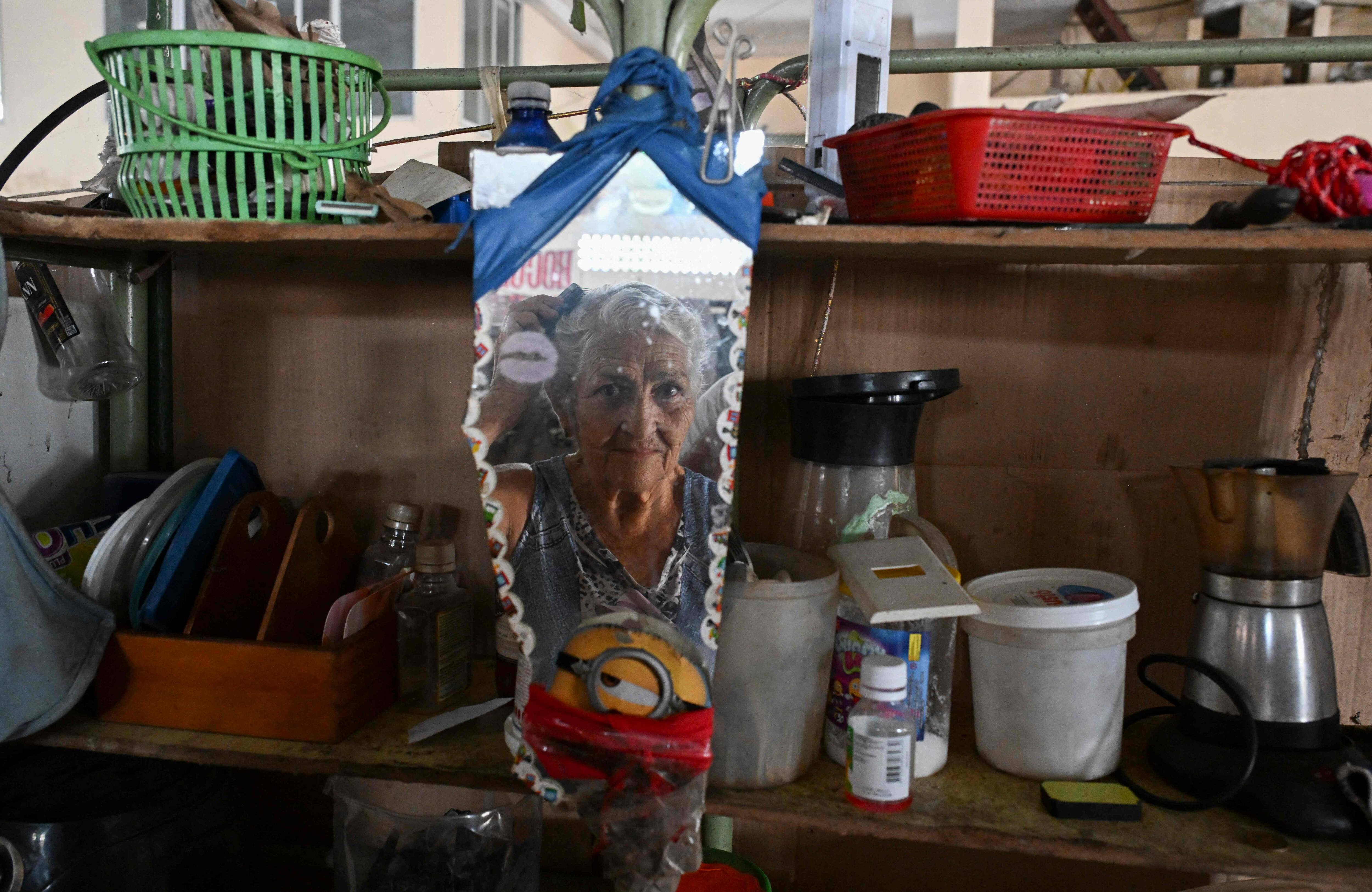 Elvira Gandara, dans la salle de boxe Jesus Montané, dans le quartier de la Vieille Havane.