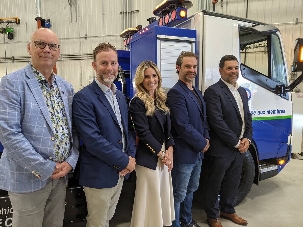 La premi&egrave;re d&eacute;panneuse 100% &eacute;lectrique en Am&eacute;rique du Nord au CAA-Qu&eacute;bec