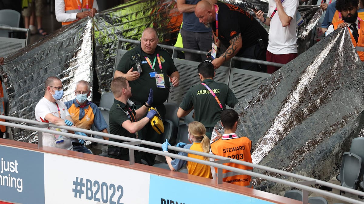 À VOIR | Un cycliste s’envole dans les tribunes et blesse des spectateurs aux Jeux du Commonwealth