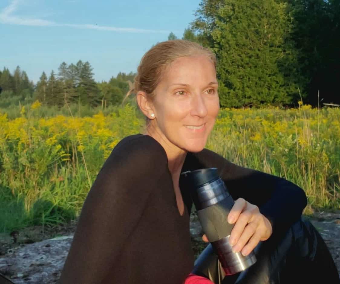 Céline Dion profite de l'hiver québécois