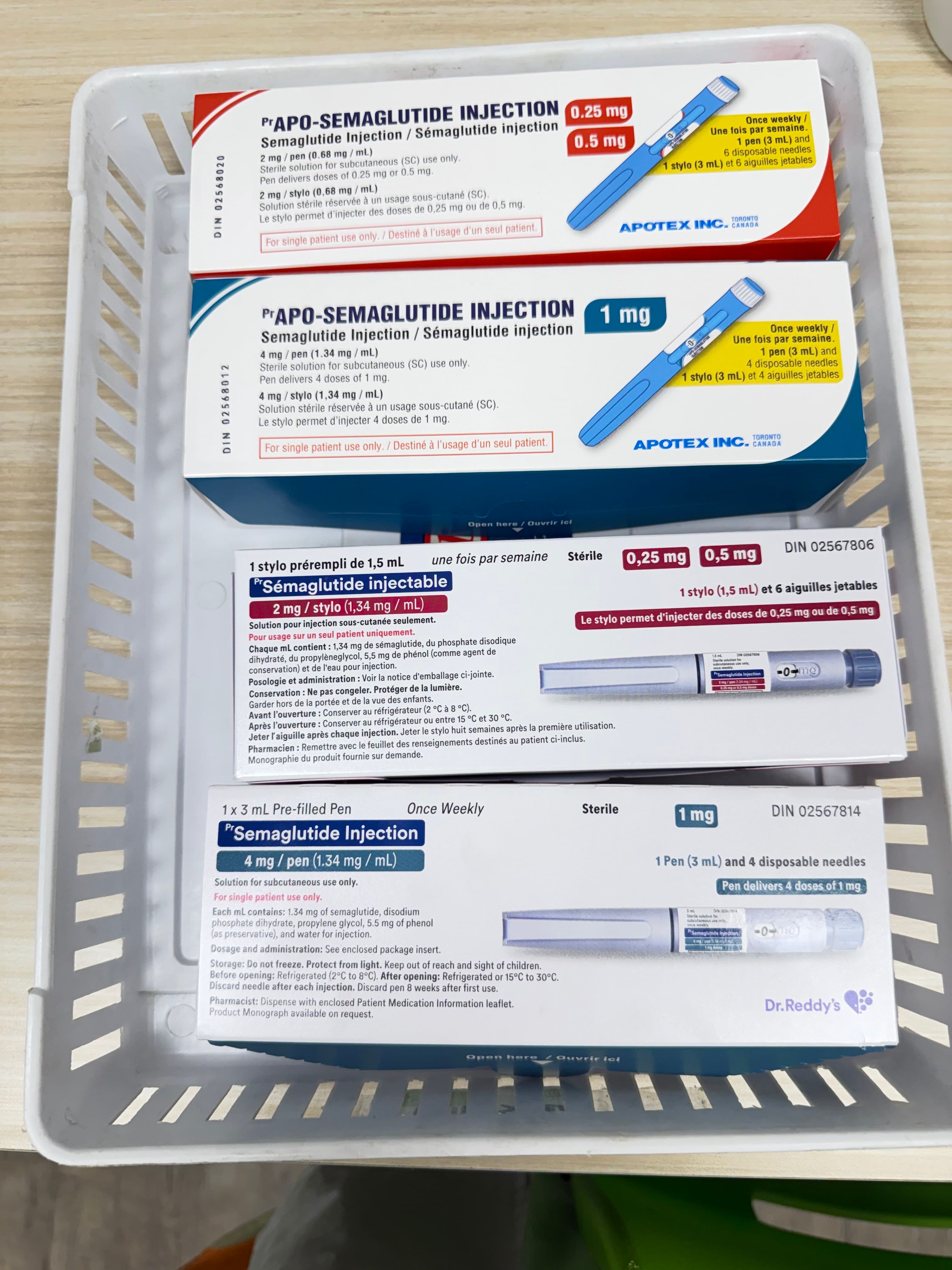 Deux génériques de sémaglutide sont sur le marché québécois jusqu’à maintenant.