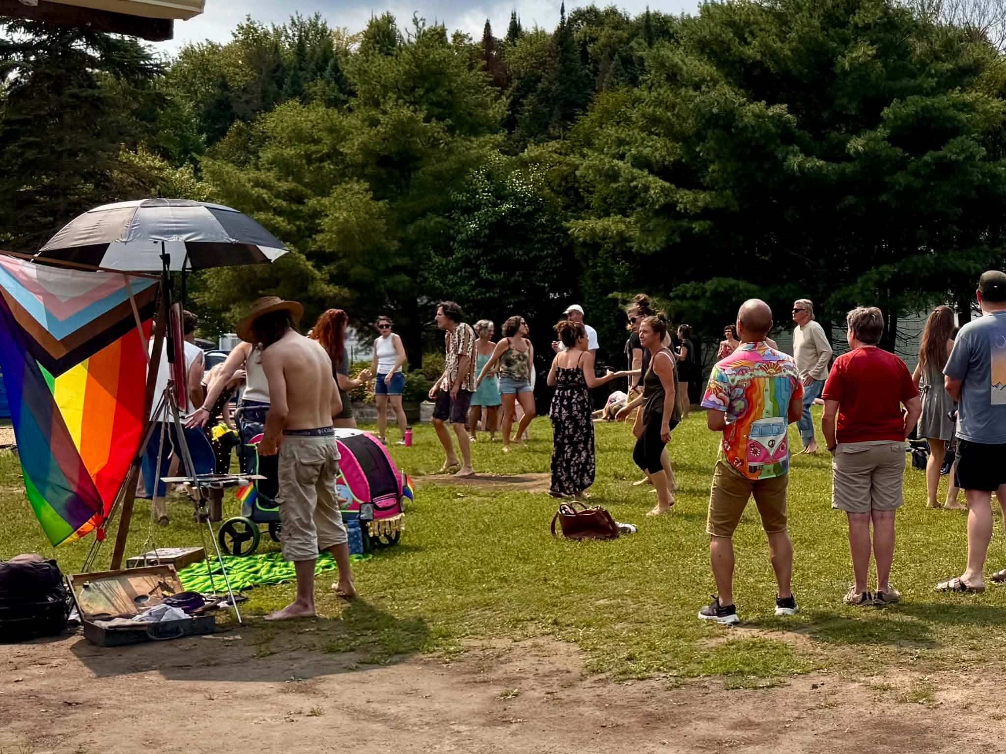 À Val-David, la Fierté célébrée malgré cinq actes de vandalisme