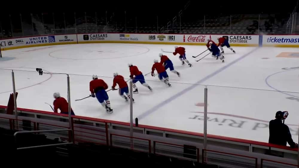 Entraînement punitif chez le CH: les joueurs ont la langue à terre