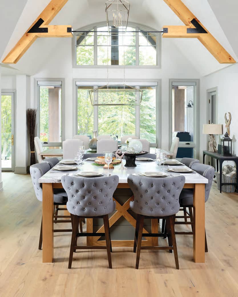 Un chalet de style farmhouse chic en pleine nature