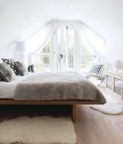 chambre principale romantique et moderne