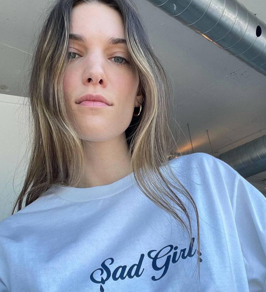 Une rare photo avec son amoureux