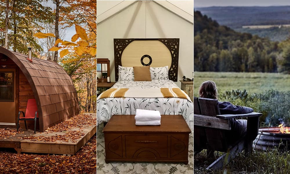 Station Ch&ecirc;ne Rouge: glamping en nature dans les Cantons-de-l&rsquo;Est