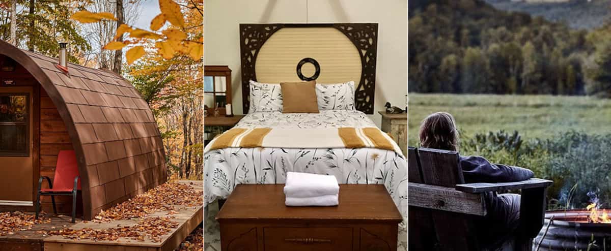 Station Chêne Rouge: glamping en nature dans les Cantons-de-l’Est