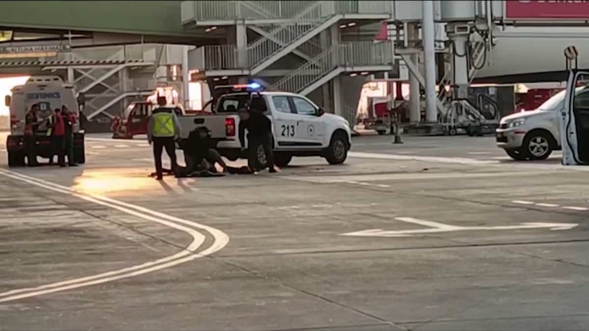 In the video | 32.5 million dollar robbery failure at Santiago airport in Chile, shooting! In the video | 32.5 million dollar robbery failure at Santiago airport in Chile, shooting!