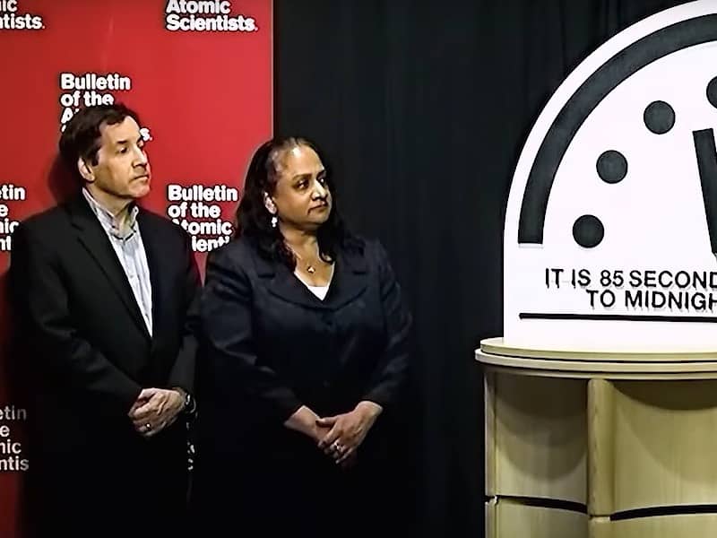 Horloge de lapocalypse : nous sommes à 85 secondes de minuit