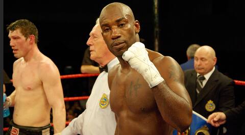 Ali Nestor after a victory against Patrick Tessier (2009).