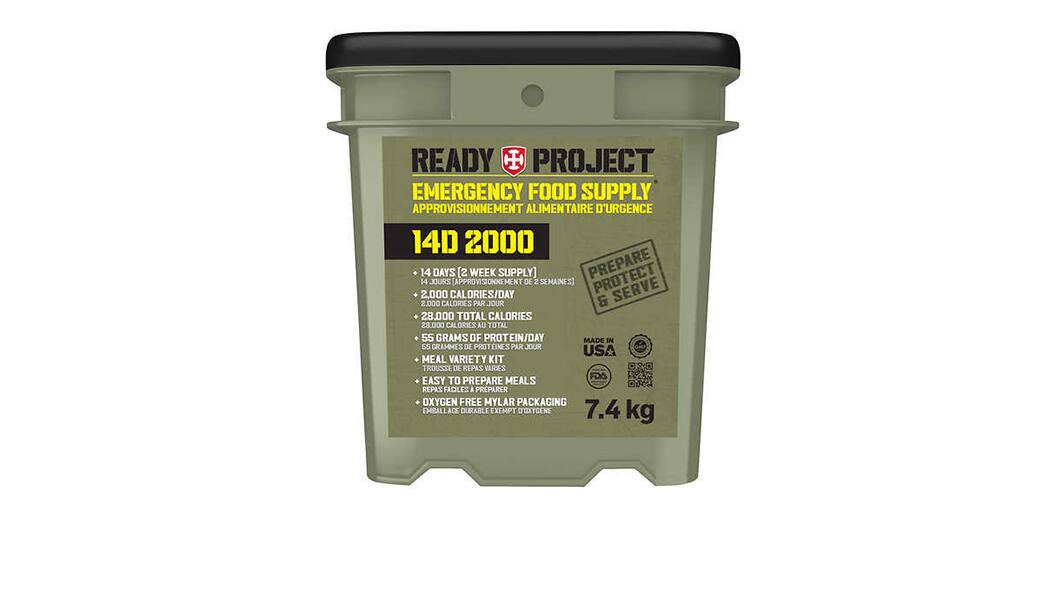 Catastrophes, pand&eacute;mies, conflits: une bo&icirc;te de bouffe pour survivre 14 jours &agrave; un d&eacute;sastre vendue 259,99$ chez Costco