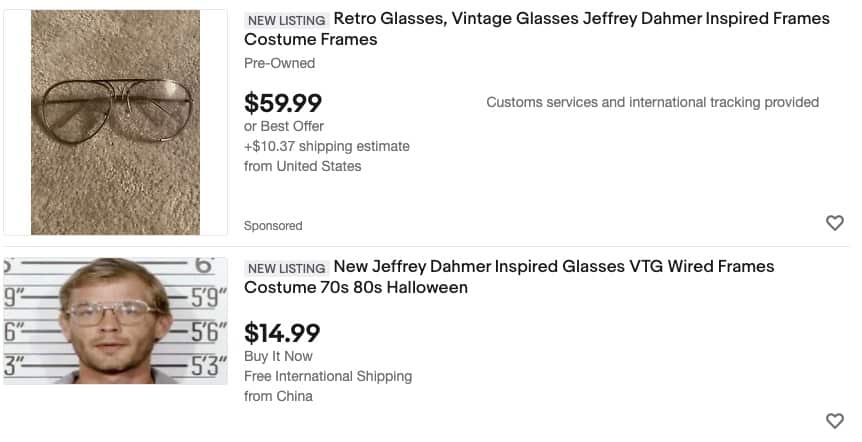 eBay retire des costumes d'Halloween du tueur en série Jeffrey Dahmer