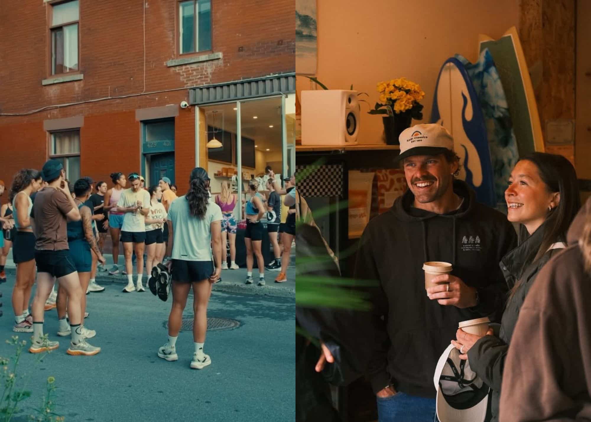 Image principale de l'article Courir et prendre un café: la tendance à Montréal