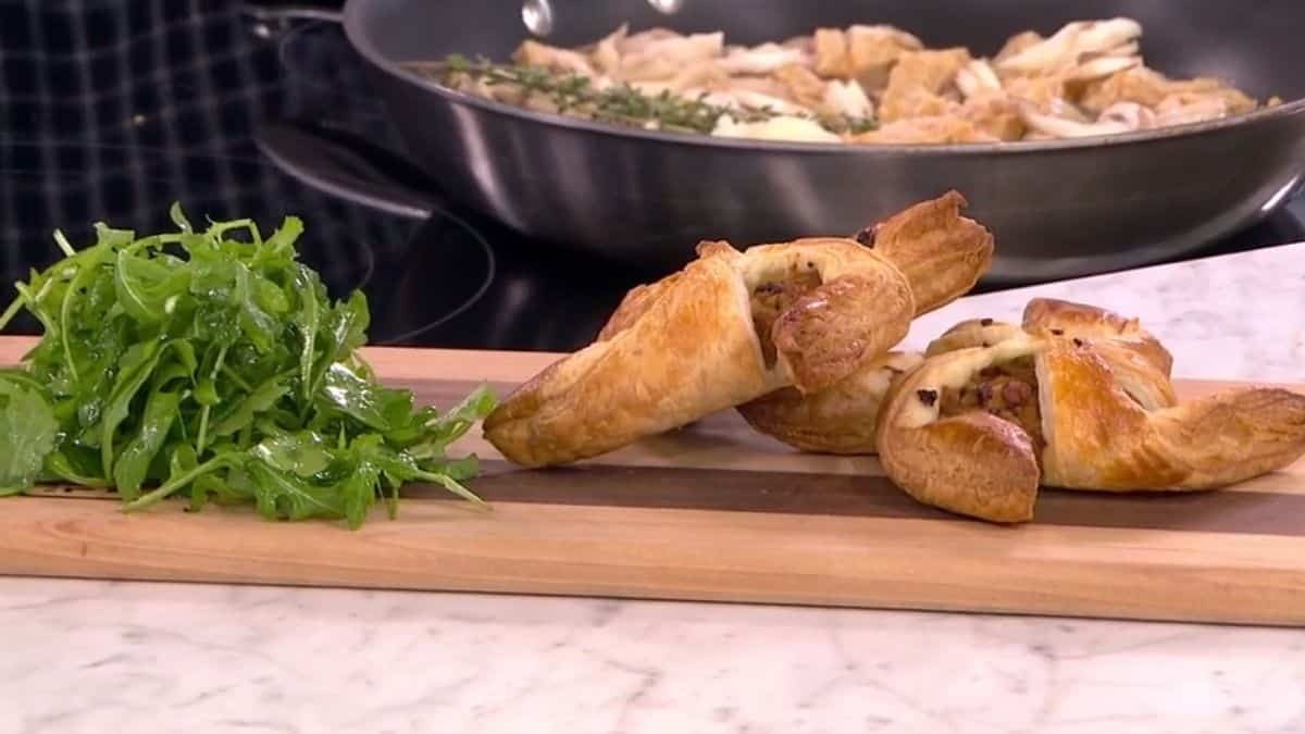 RECETTE: Feuilletés tempeh champignons
