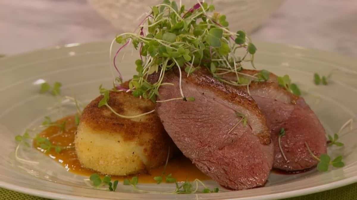 Magrets de canard et mandarines