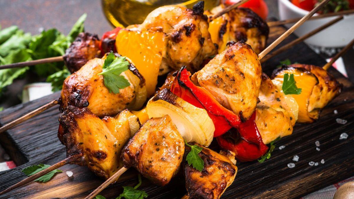 Fajitas de poulet en brochettes Salut Bonjour