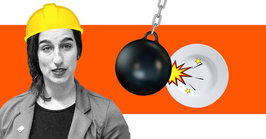 Image principale de l'article Elle veut détruire une assiette sexiste