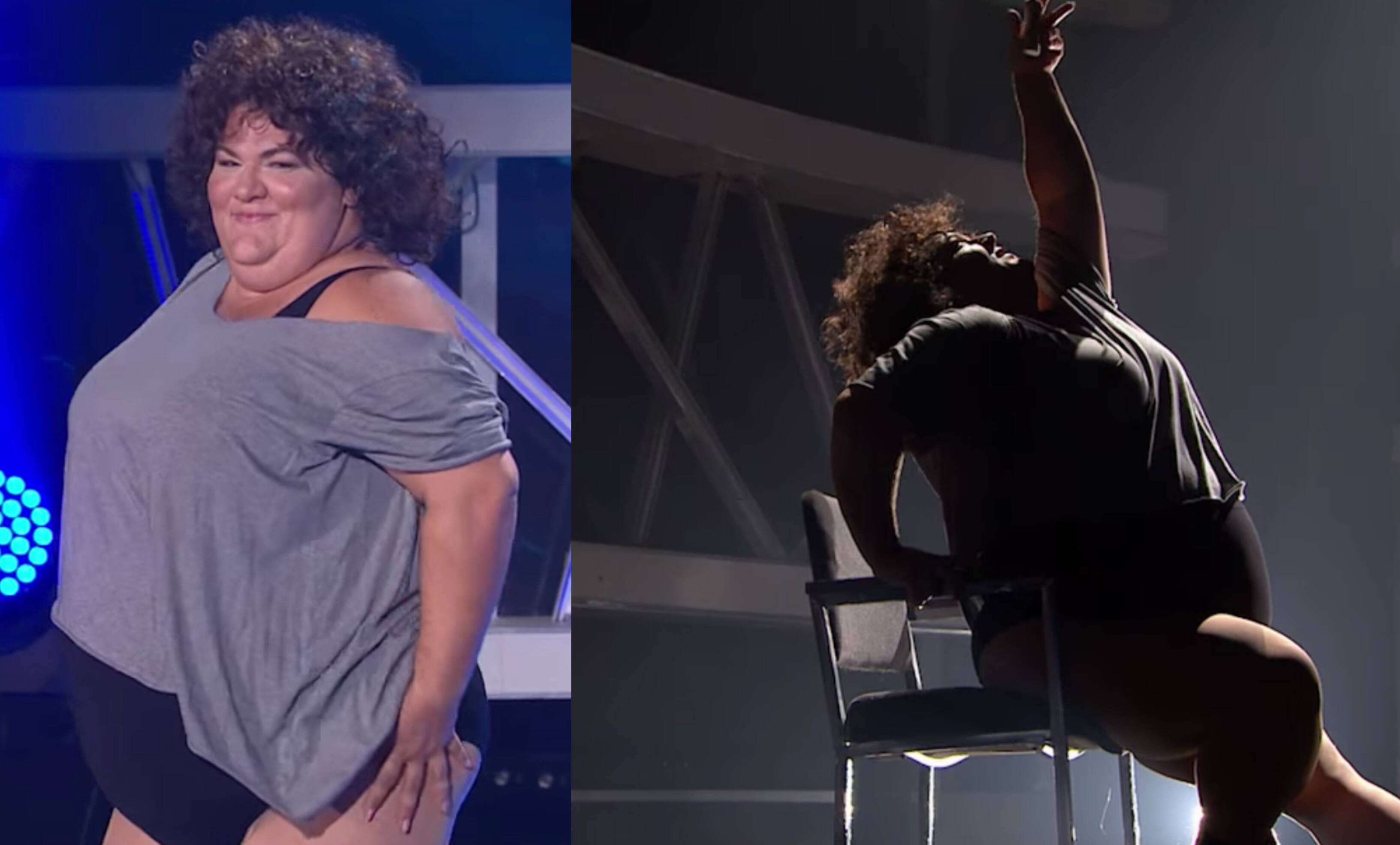 Christine Morency recrée une scène de Flashdance