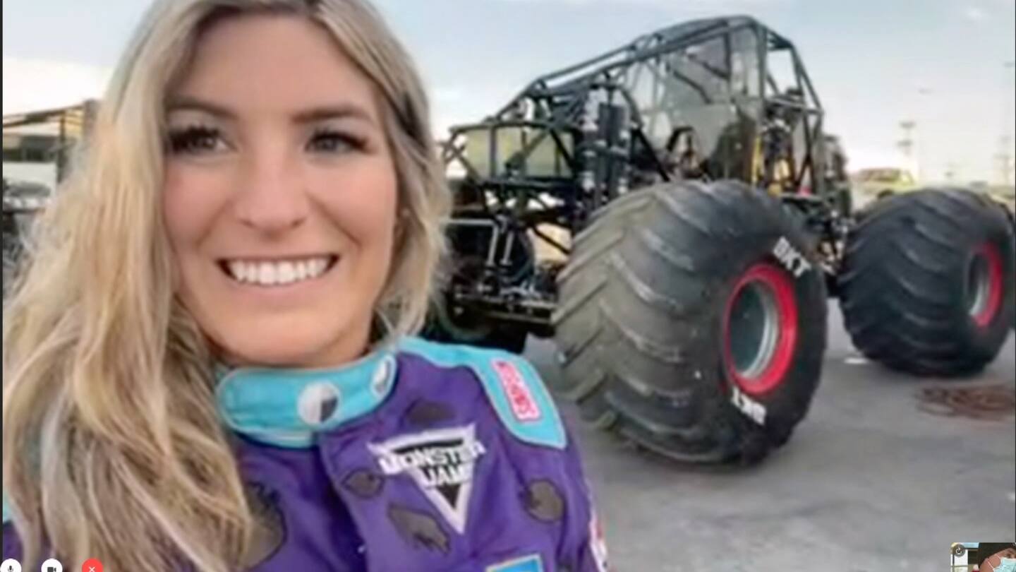 De comptable à conductrice de monster truck