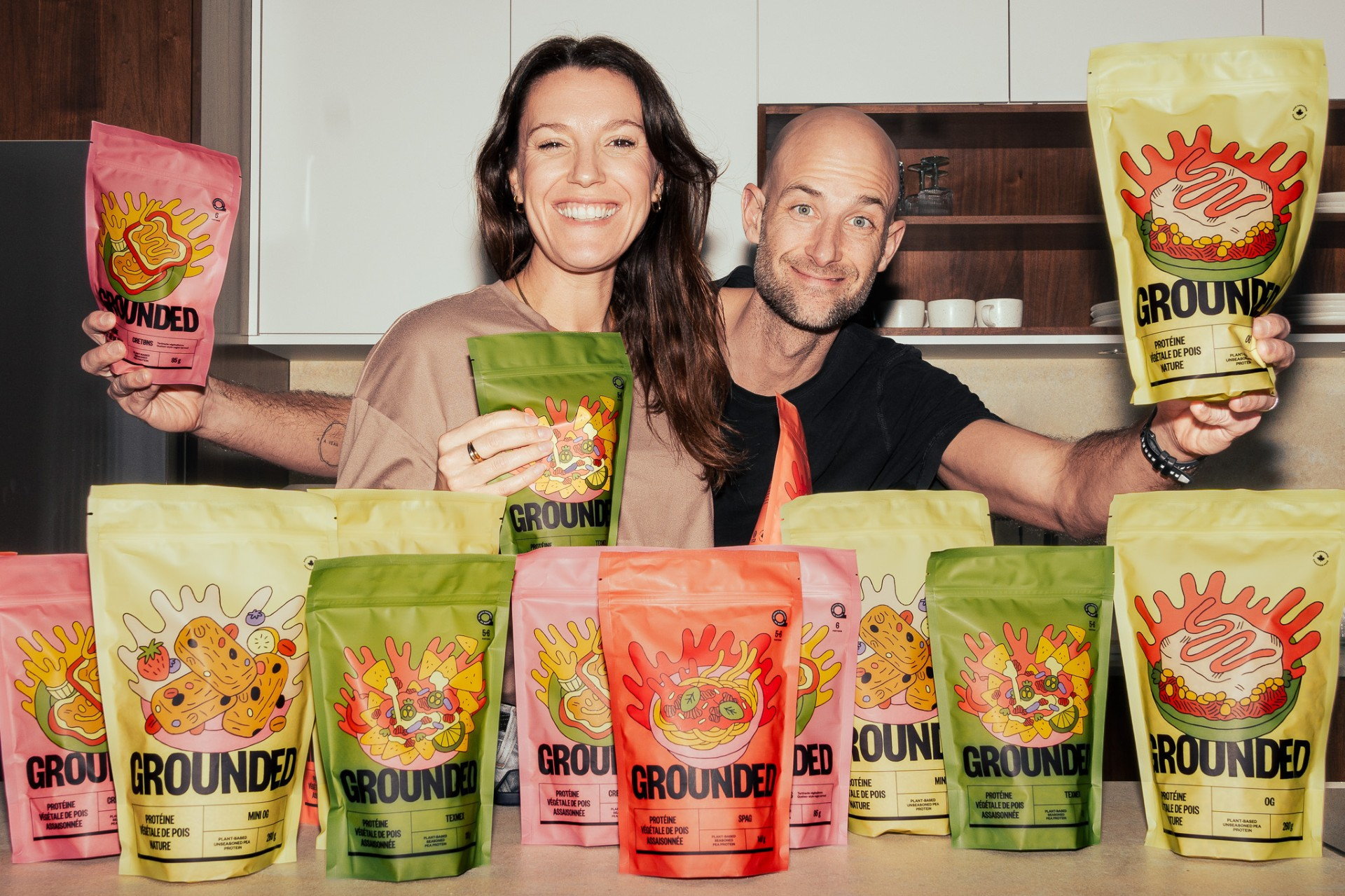 Aliments Grounded vise 2 M$ de ventes en 2026 avec sa protéine à base de pois jaunes cultivés au Canada