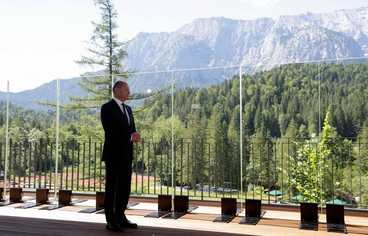 Plusieurs explosions &agrave; Ky&iuml;v avant le sommet du G7 en Allemagne