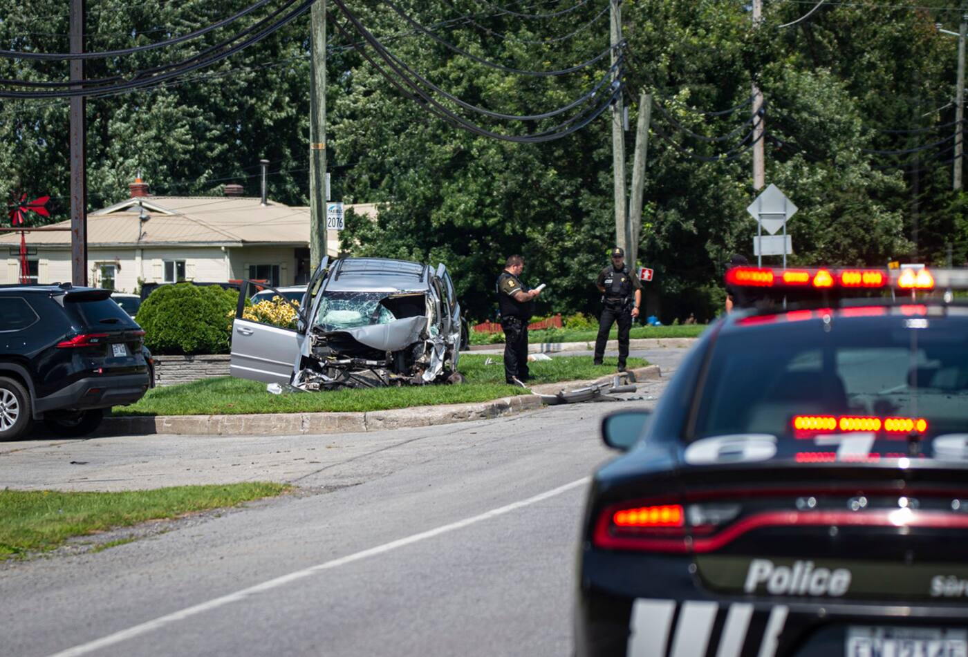 Salaberry-de-Valleyfield: Une conductrice meurt dans une violente collision | JDM Salaberry-de-Valleyfield: Une conductrice meurt dans une violente collision | JDM