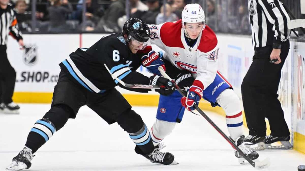 Victoire du Canadien en Utah: ça commence à sentir le Calder pour Hutson