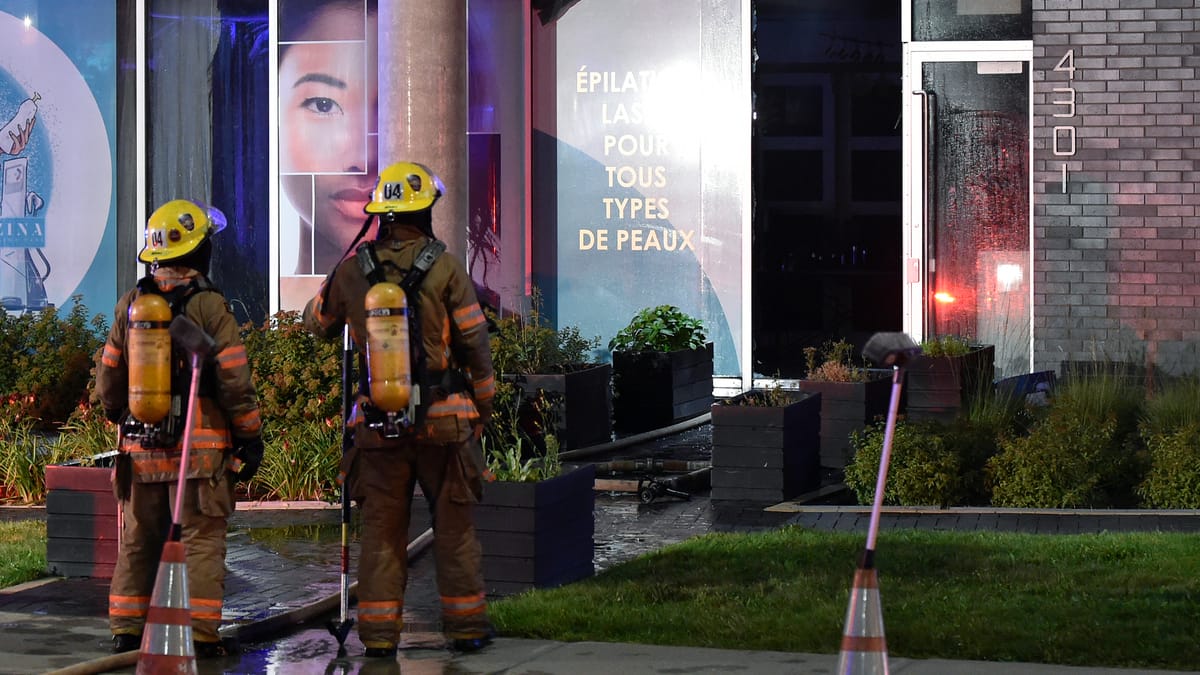 Montréal: un salon de beauté ciblé par un cocktail Molotov dans Côte-des-Neiges