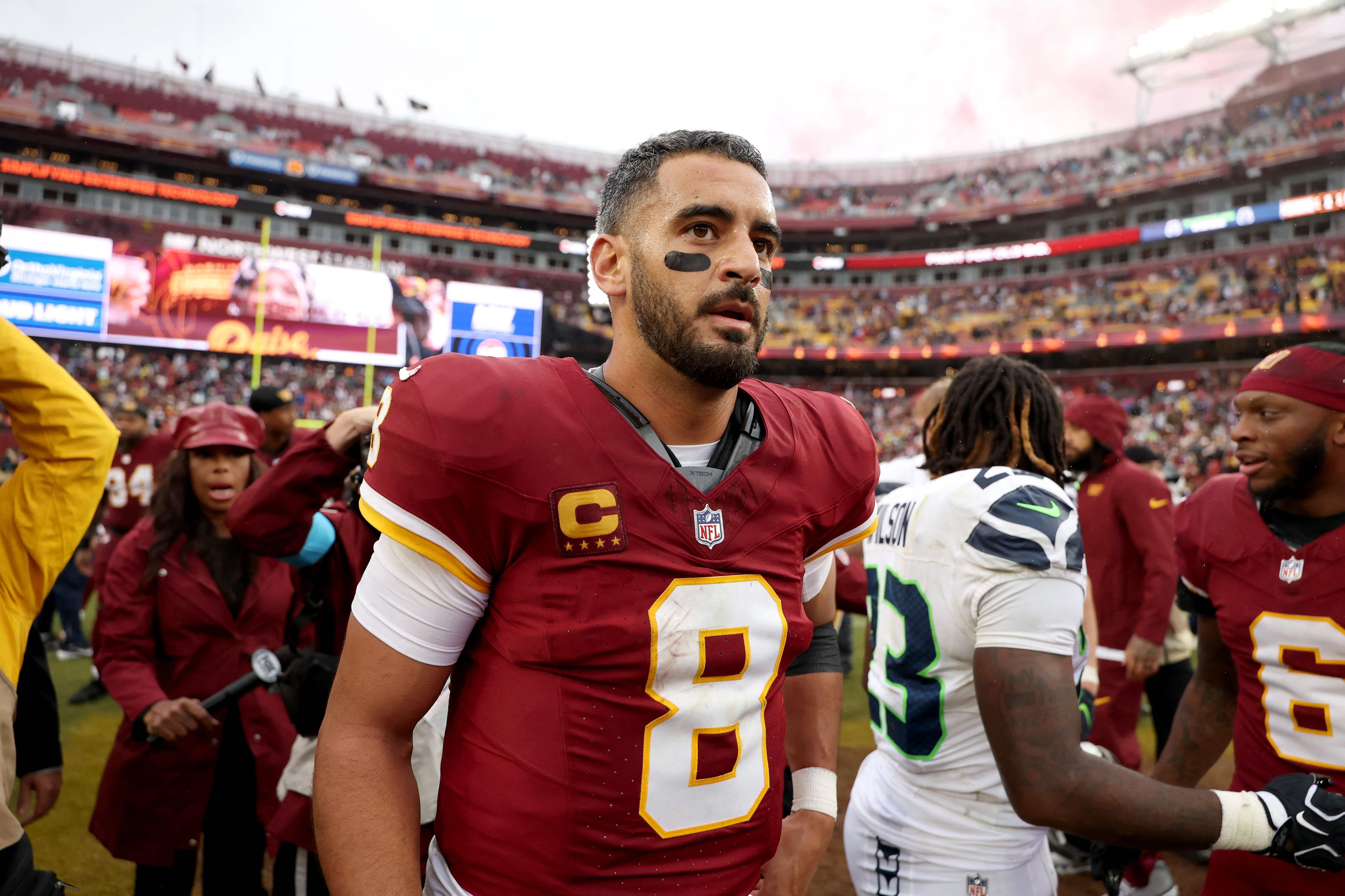 Marcus Mariota Injured in Commanders' 30-13 Loss to Colts