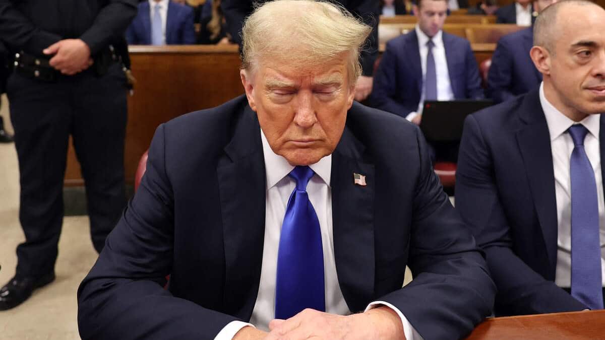 «C’est une honte!»: Donald Trump se dit victime d'un procès «truqué»